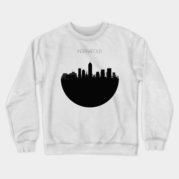 Indianapolis Skyline Crewneck Sweatshirt by inspirowl